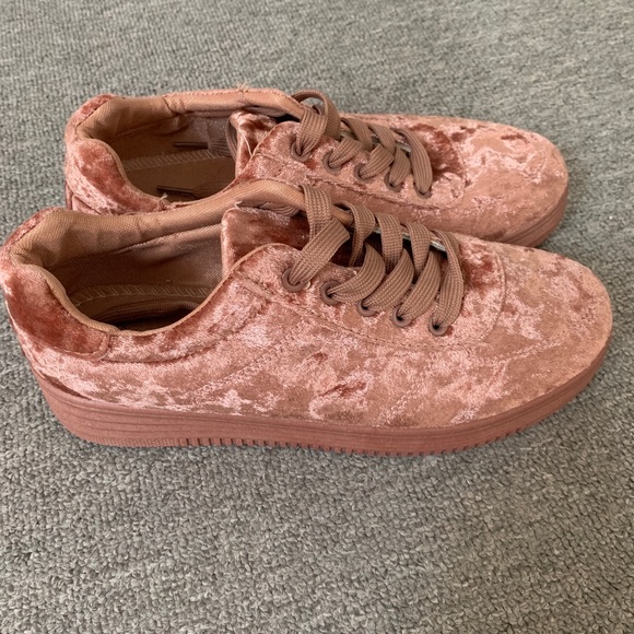 Crushed velvet running shoes size 41 - Picture 2 of 4